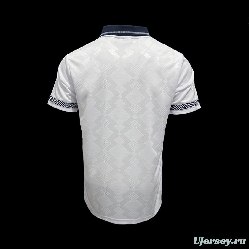 Retro 1990 England Home Soccer Jersey