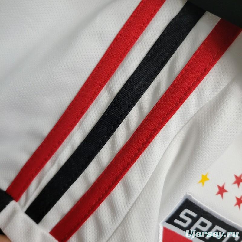 Kids 23-24 Sao Paulo Home Jersey Size 16-28