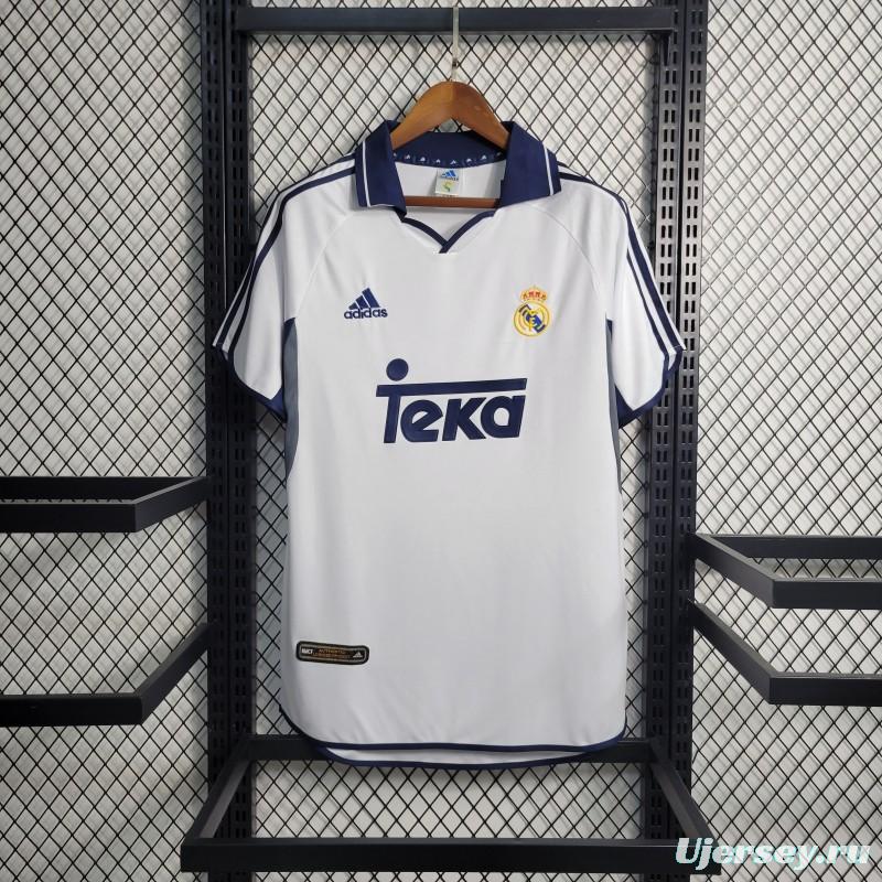 Retro 00-01 Real Madrid Home Jersey