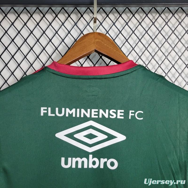 23-24 Fluminense Red/Green Training Jersey