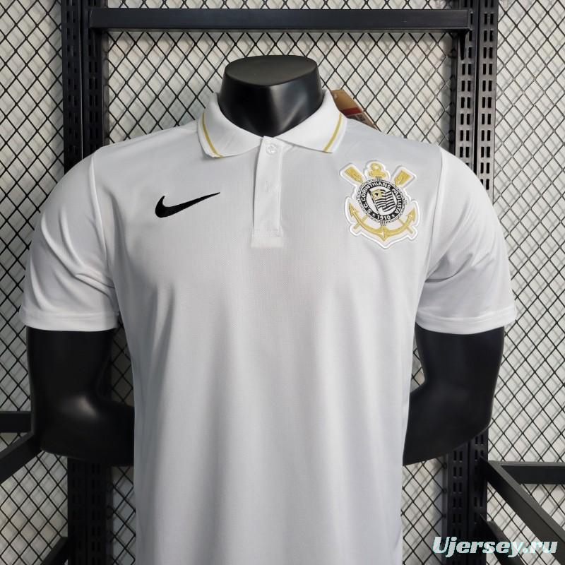 23-24 Corinthians POLO White Jersey