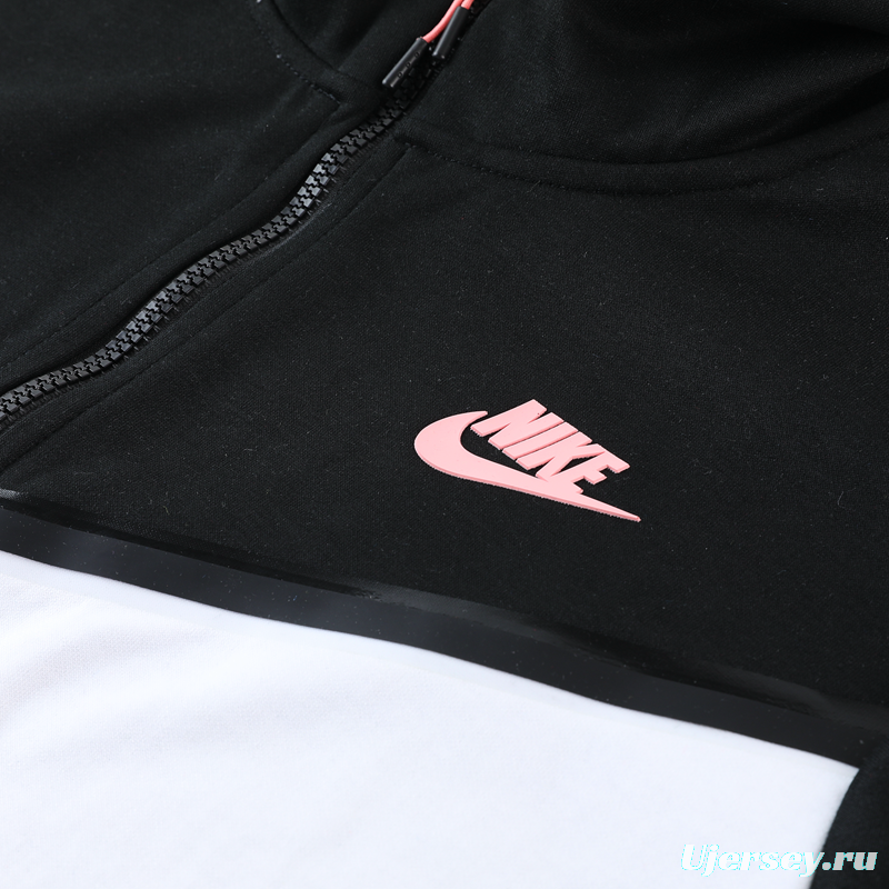 2023 Nike White Black Full Zipper Hoodie Jacket +Pants