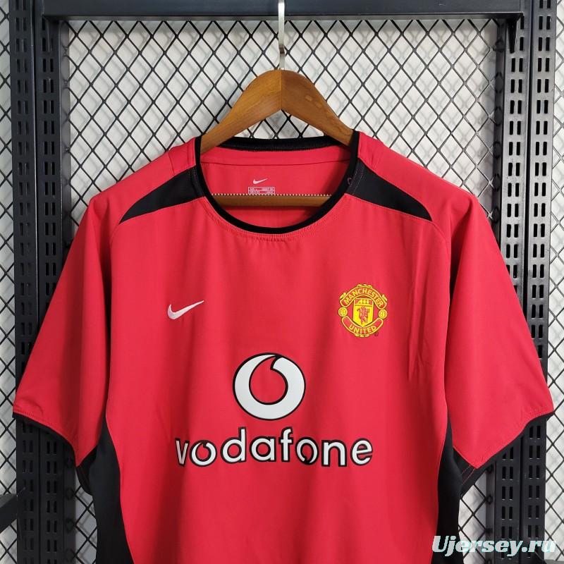 Retro  02/04 Manchester United Home Jersey