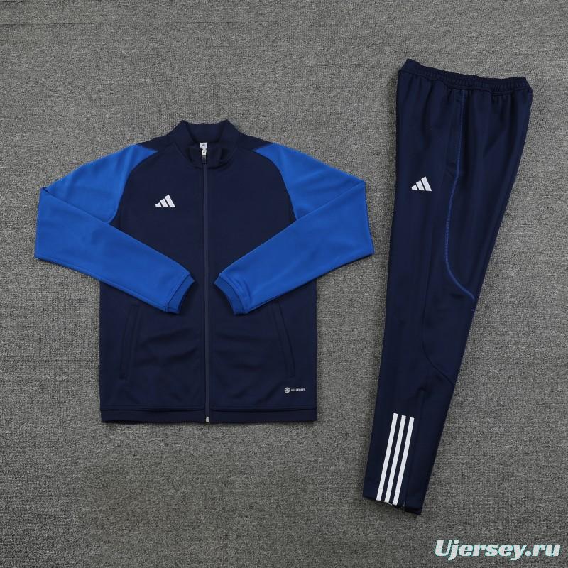 2023 Adidas Navy Full Zipper Jacket +Pants