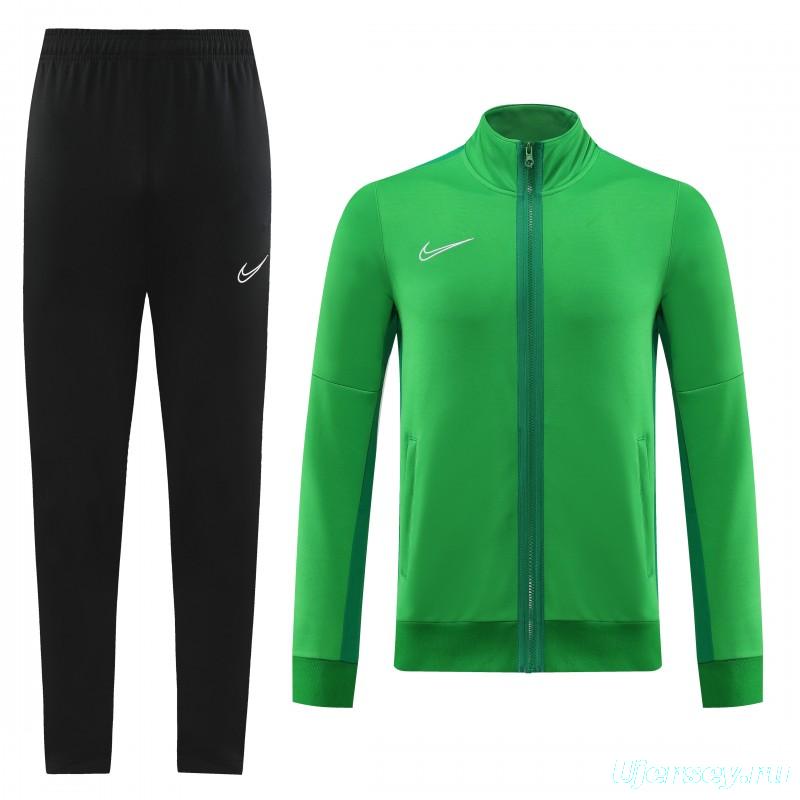 2023 Nike Green Full Zipper Jacket +Pants