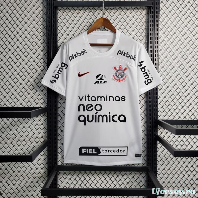 23/24 Corinthians Home Jersey +All Sponsors