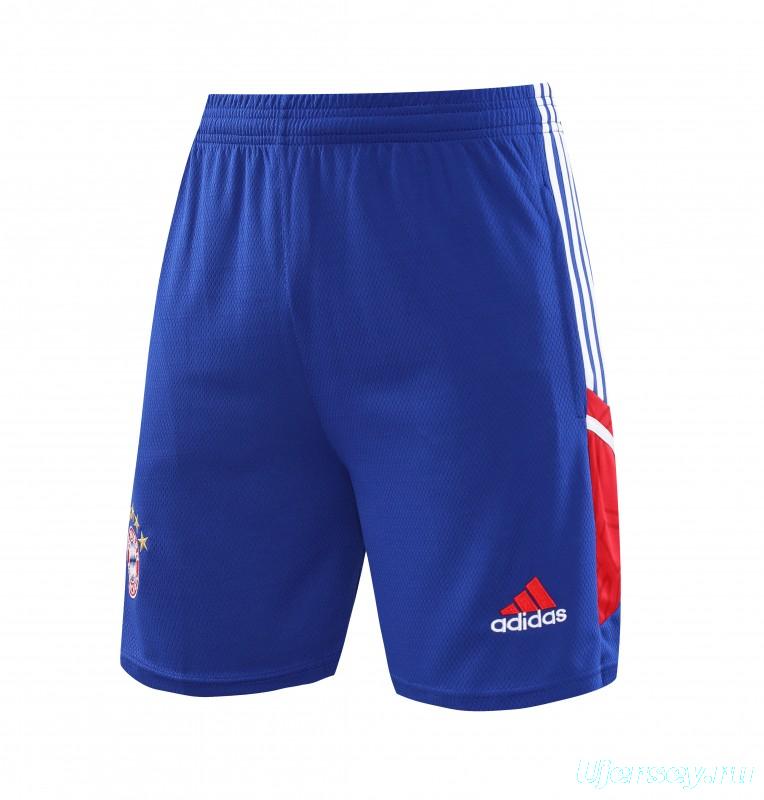 23-24 Bayern Munich Red/Blue Vest Jersey+Shorts