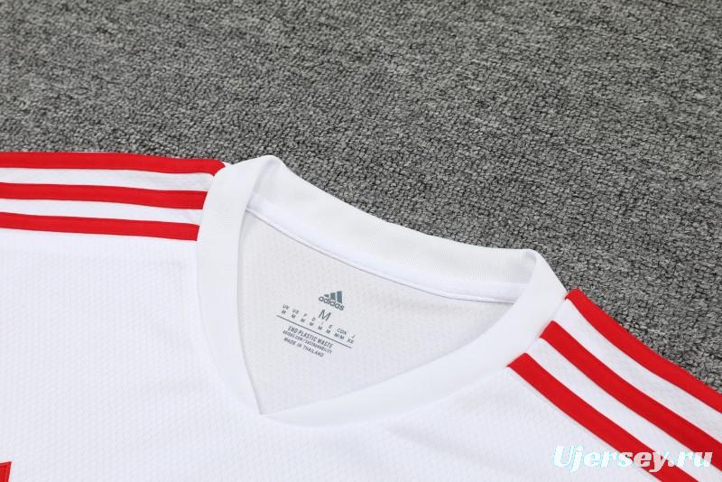 23-24 Bayern Munich White Black Short Sleeve+Shorts