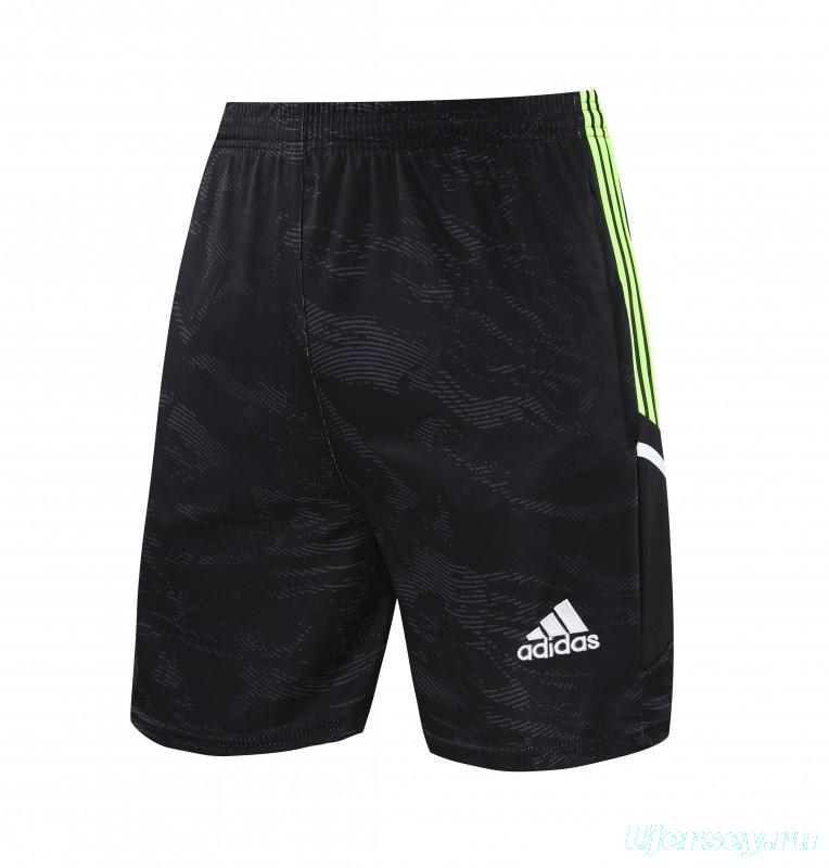 23-24 Manchester United Black Green Short Sleeve+Shorts