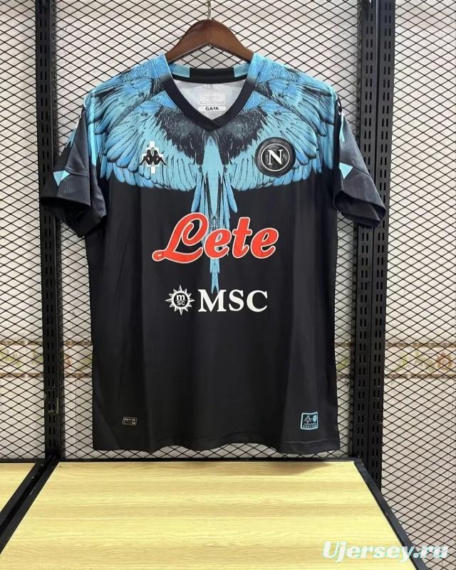 20/21 Kappa X Marcelo Burlon Napoli Black Jersey