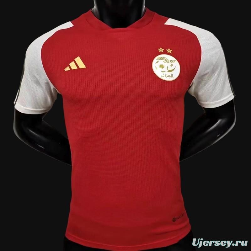 Player Version 23/24 Algeria Away Red Jersey