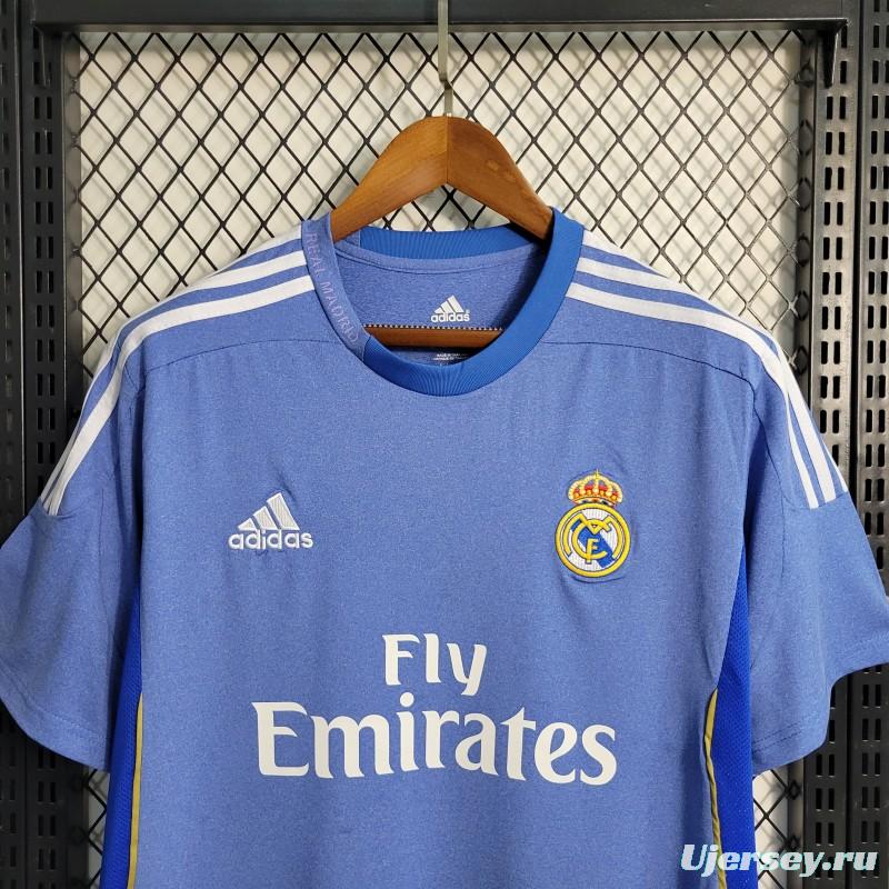 Retro 13-14 Real Madrid Away Blue Jersey