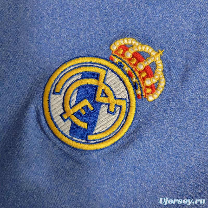 Retro 13-14 Real Madrid Away Blue Jersey