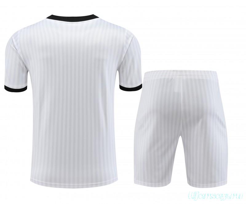 23-24 Flamengo White Remake Icon White Short Sleeve Jersey+Shorts