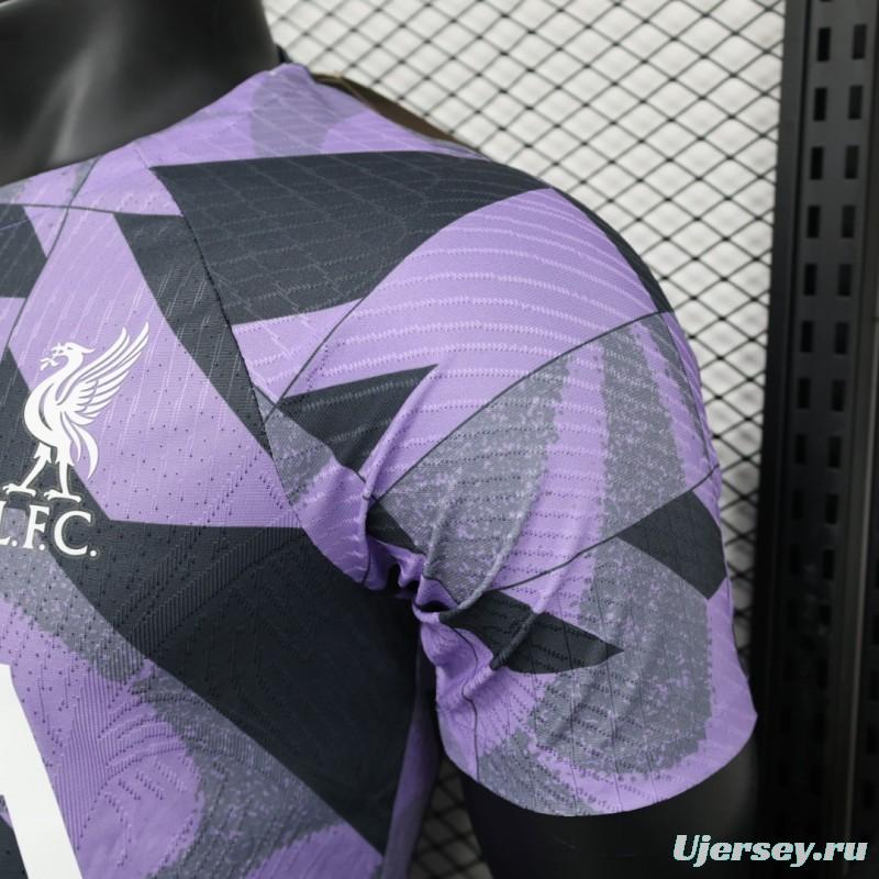 Player Version 23/24 Liverpool Purple Pre-Match Jersey