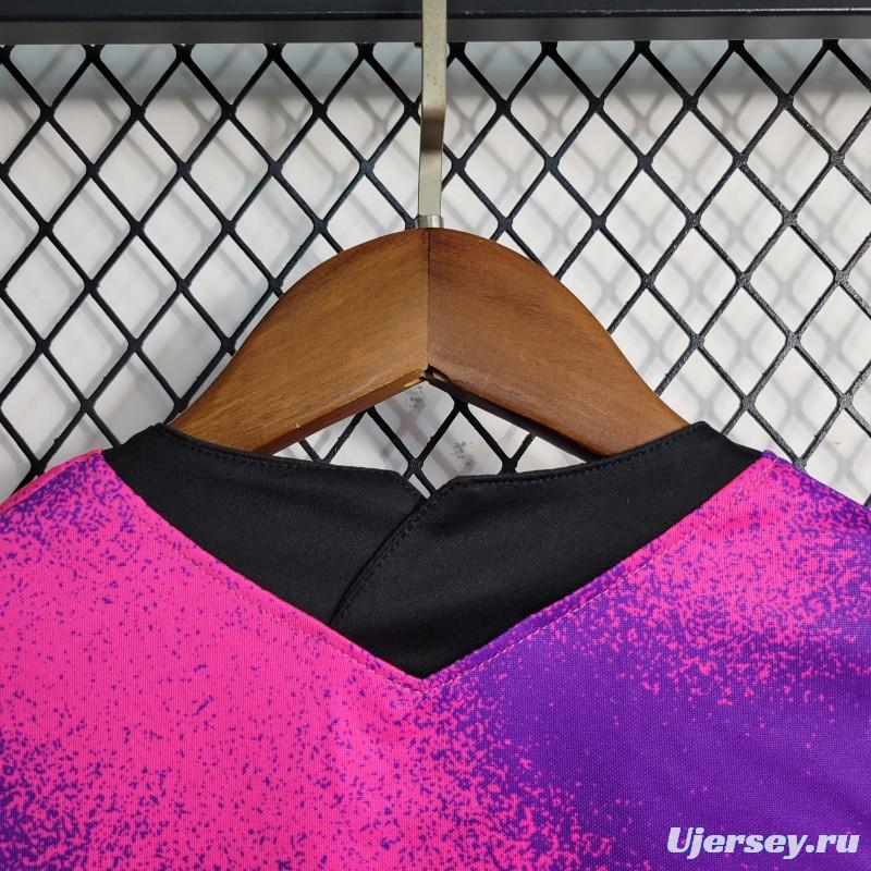 Retro 20-21 Kids PSG Paris Forth Pink Jersey