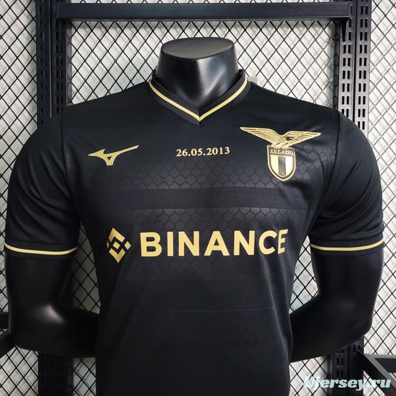 Player Version 23-24 Lazio Black 10th Anniversary Edition Jersey