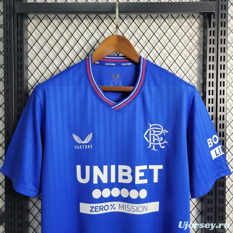 23/24 Glasgow Rangers Home Jersey