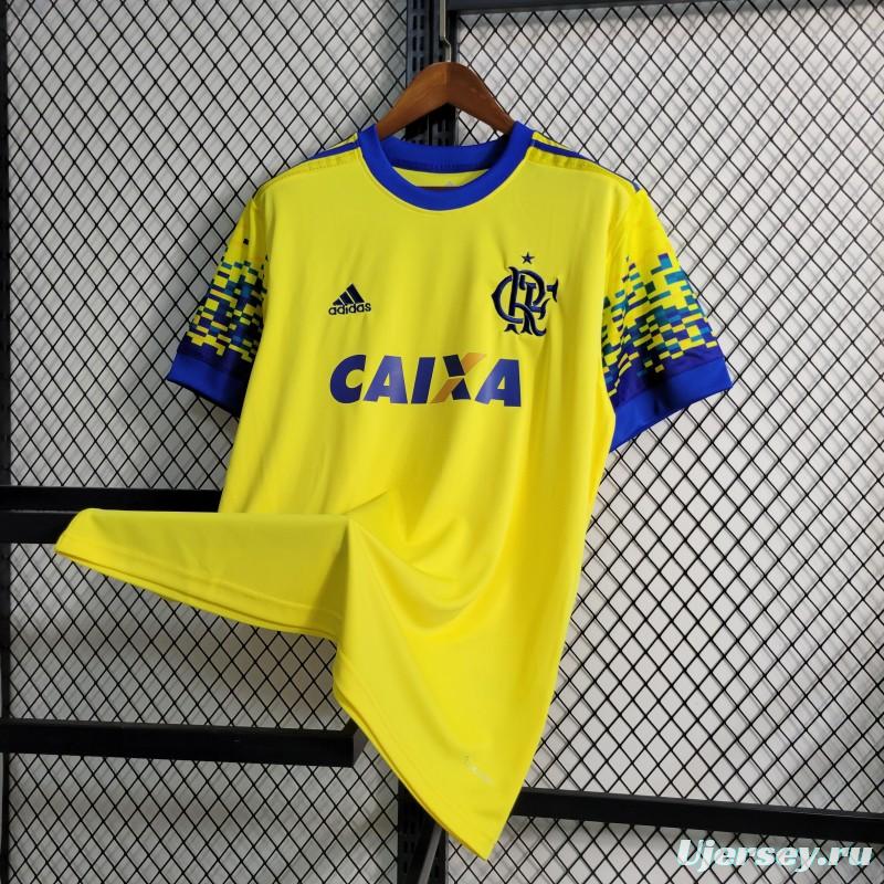 Retro 17-18 Flamengo Third Yellow Jersey