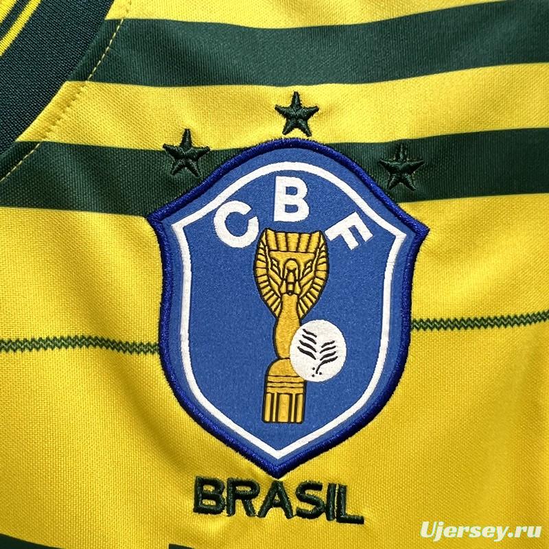 Retro Brazil 1984 Home Jersey