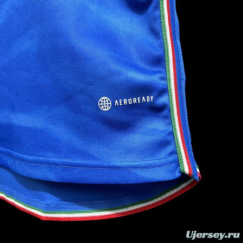 2023 Italy Home Long Sleeve Jersey