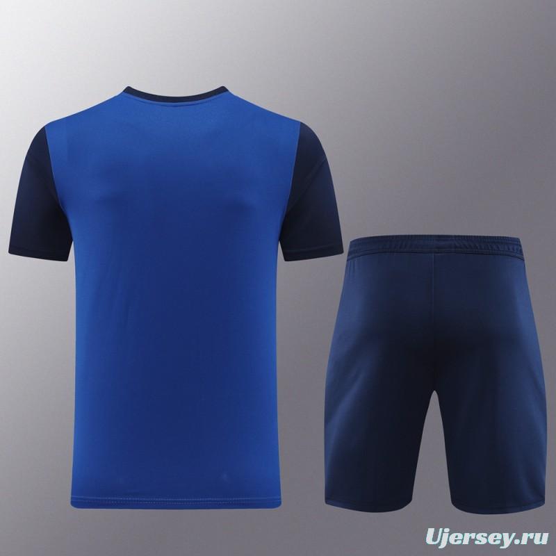 23/24 NIKE Black/Blue Red Short Sleeve Jersey+Pants