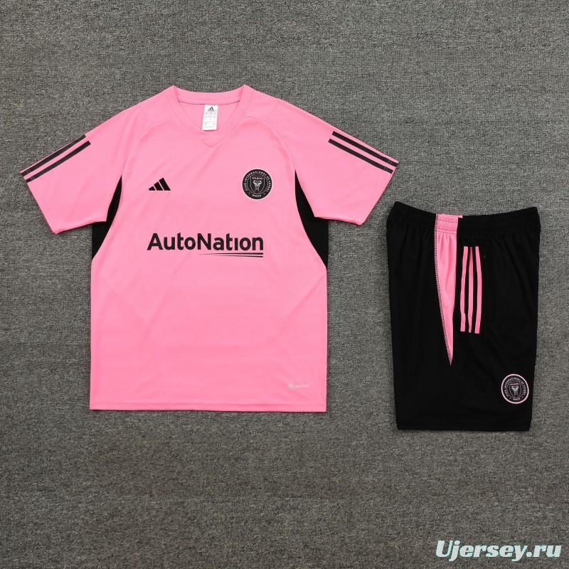 23/24 Inter Miami Pink Short Sleeve Jersey+Shorts