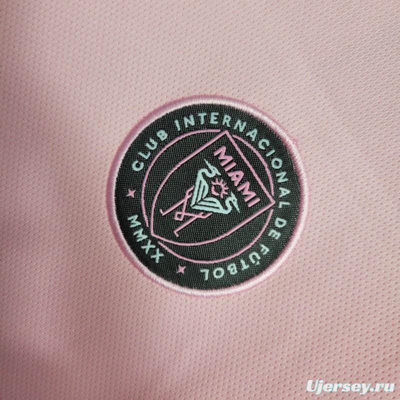 23/24 Kids Inter Miami Home Long Sleeve Jersey