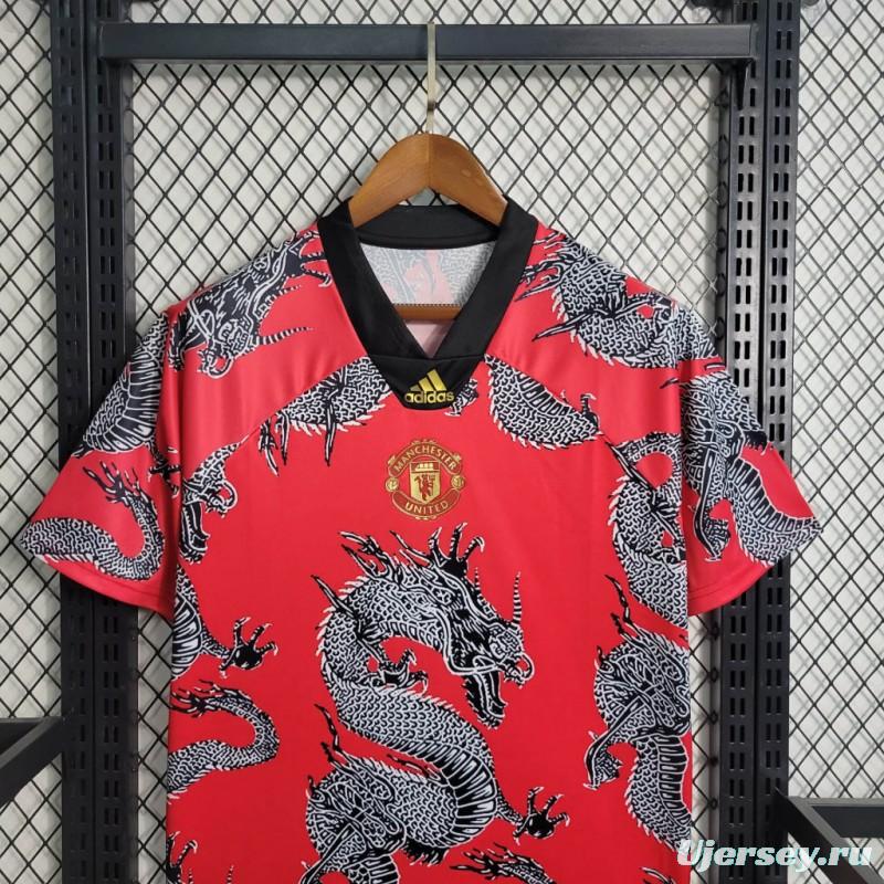 Retro 19/20 Manchester United Spring Festival China Dragon Special Edition Jersey