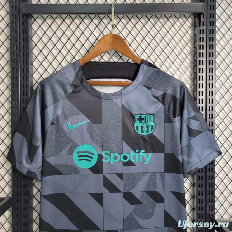 23/24 Barcelona Academy Blue Pre Match Jersey