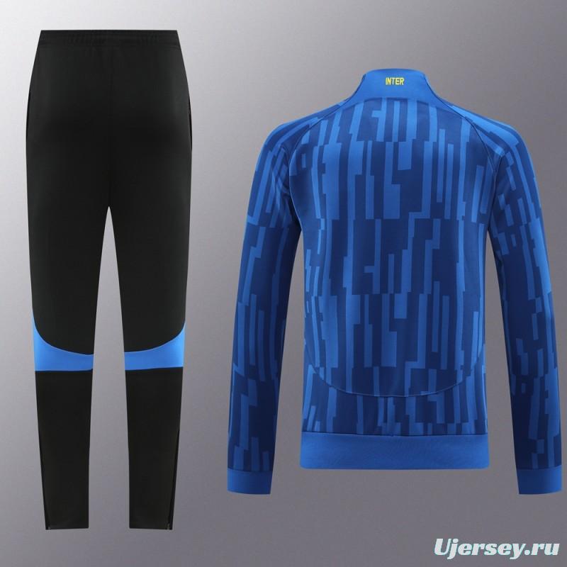 23/24 Inter Milan Blue Full Zipper Jacket+Pants