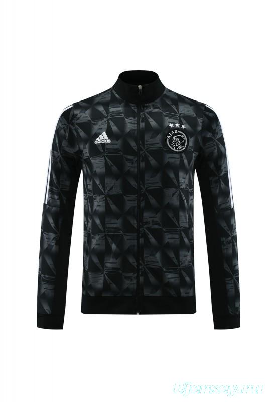 23/24 Ajax Black Full Zipper Jacket+Pants