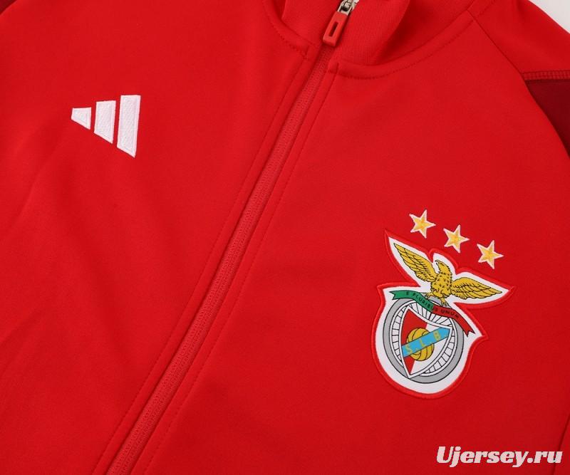 23/24 Benfica Red Full Zipper Jacket+Pants