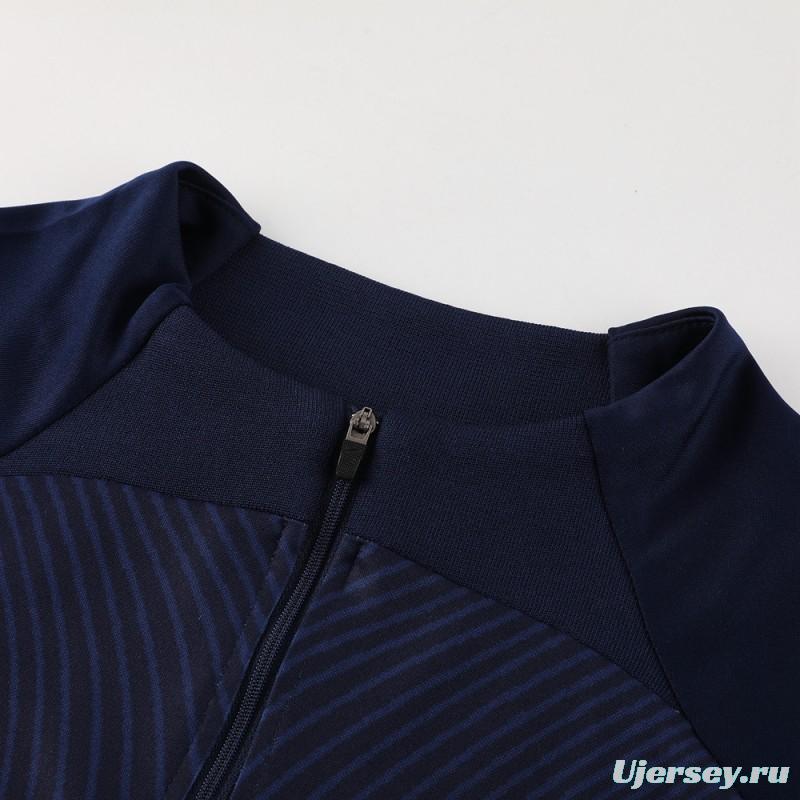 2024 Nike Navy Half Zipper Jacket+Pants