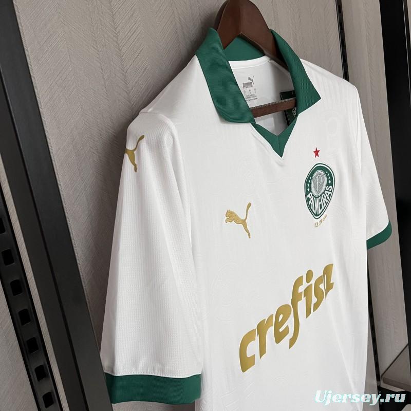 24/25 Palmeiras Away White Jersey