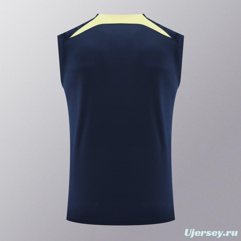 24/25 Club America Navy Vest Jeresy+Shorts