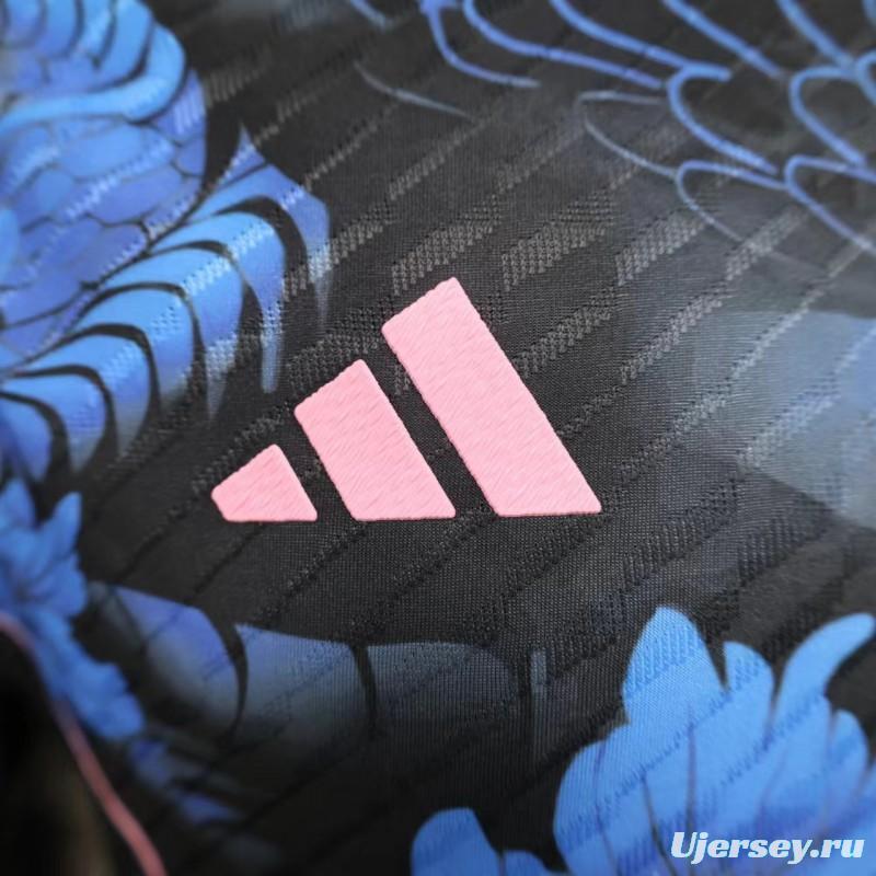 Player Version 2024 Japan Black/Blue Dragon Concept Jersey