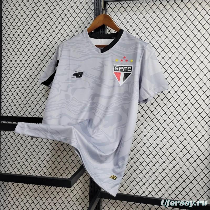 24/25 Sao Paulo Home Gray Goalkeeper Jersey