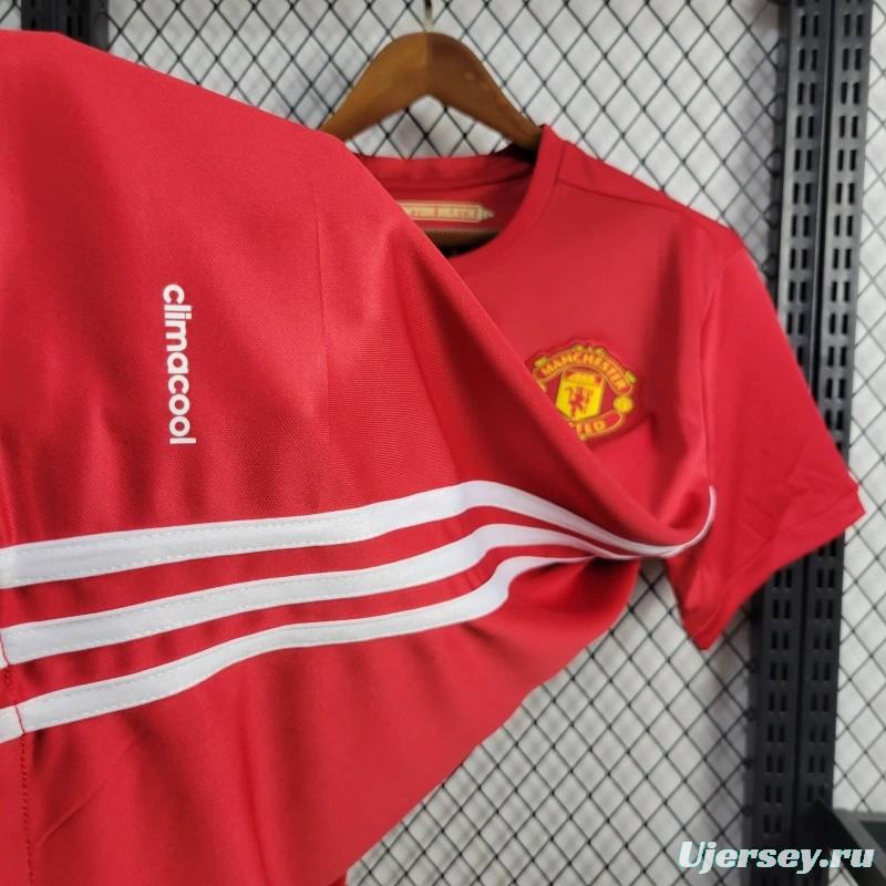 Retro 16/17 Manchester United Home Jersey