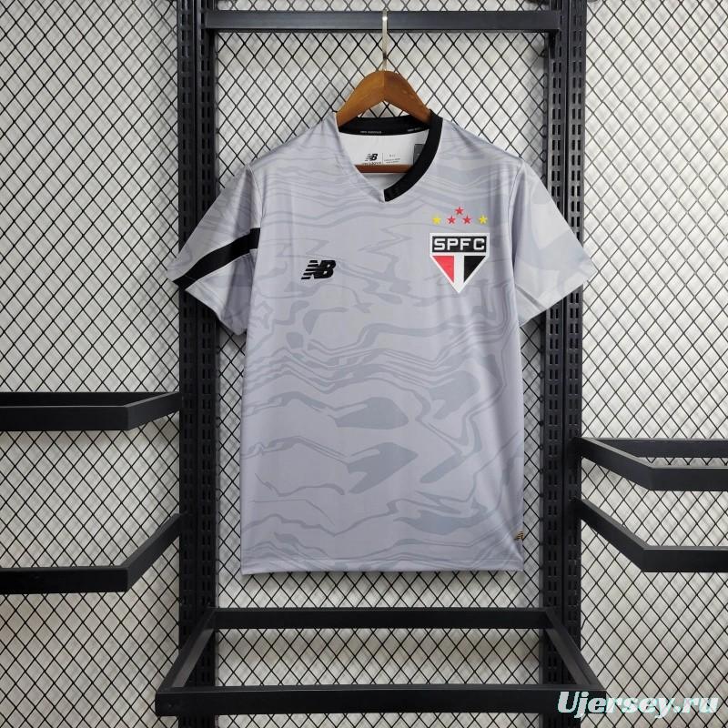 24/25 Sao Paulo Home Gray Goalkeeper Jersey