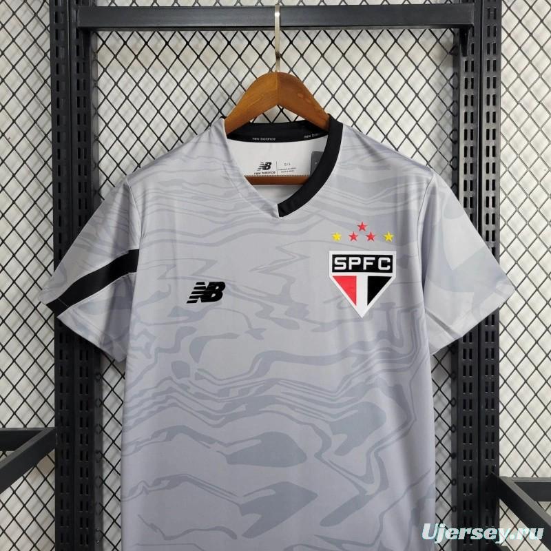 24/25 Sao Paulo Home Gray Goalkeeper Jersey