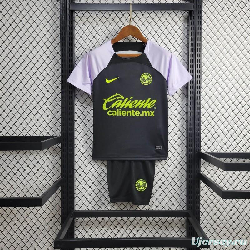 23/24 Kids Club America Purple Black Jersey