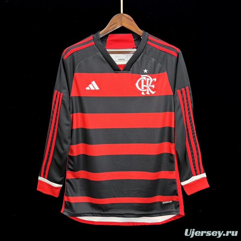 24/25 Flamengo Home Long Sleeve Jersey