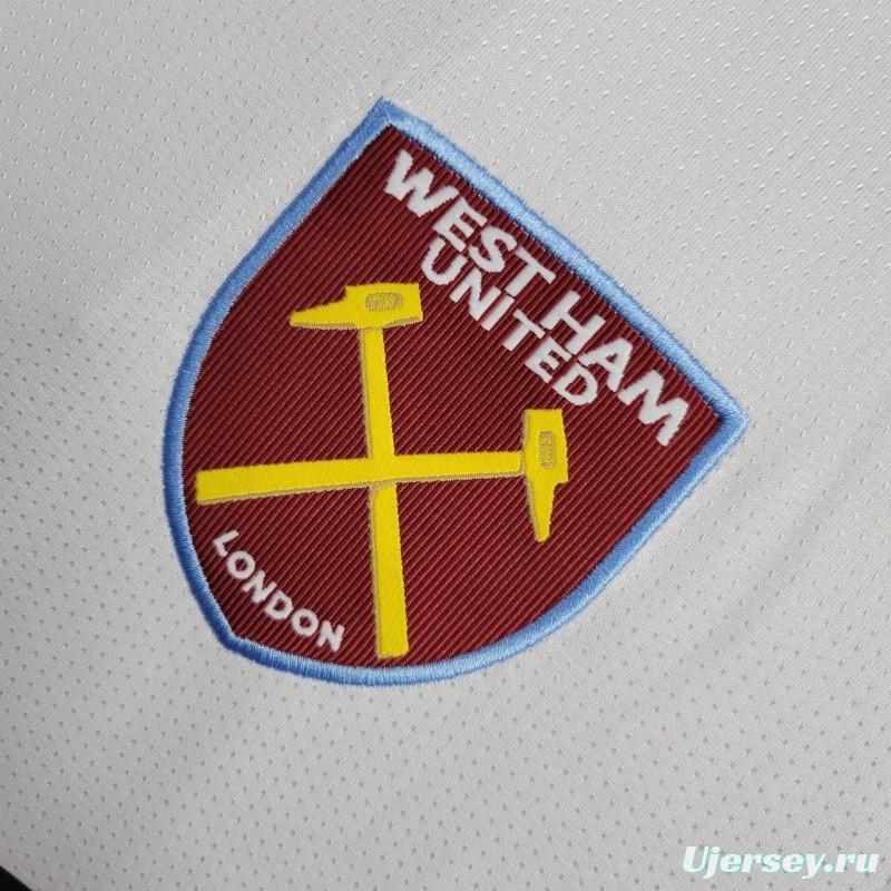 24/25 West Ham United Away White Jersey