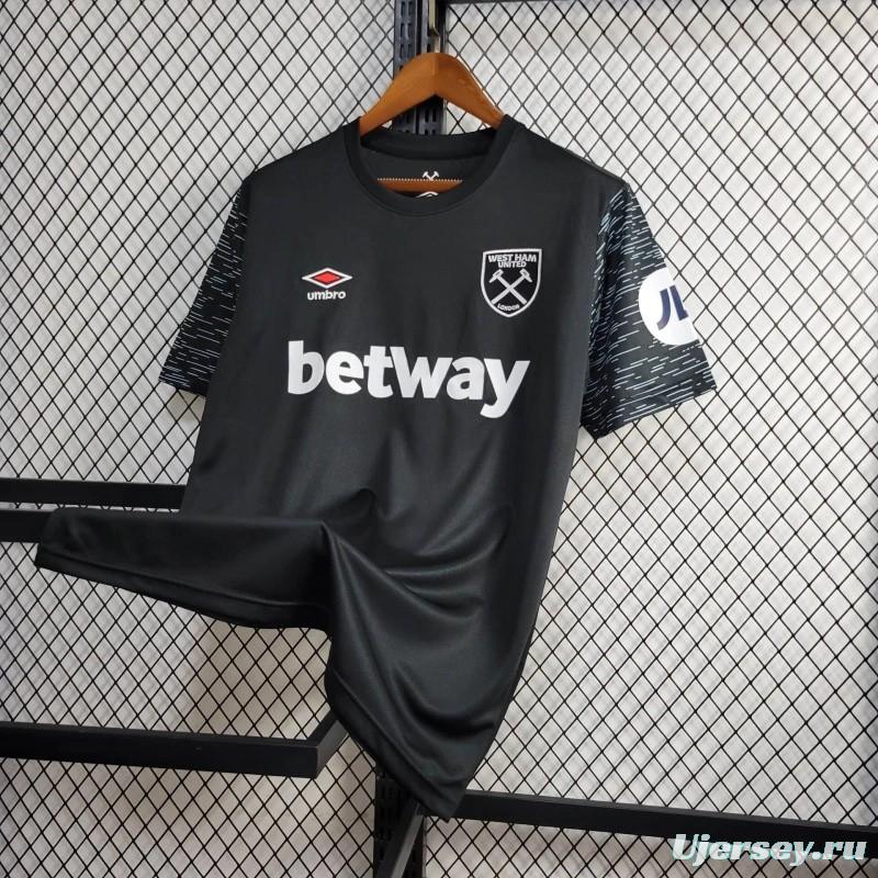 24/25 West Ham United Third Black Jersey