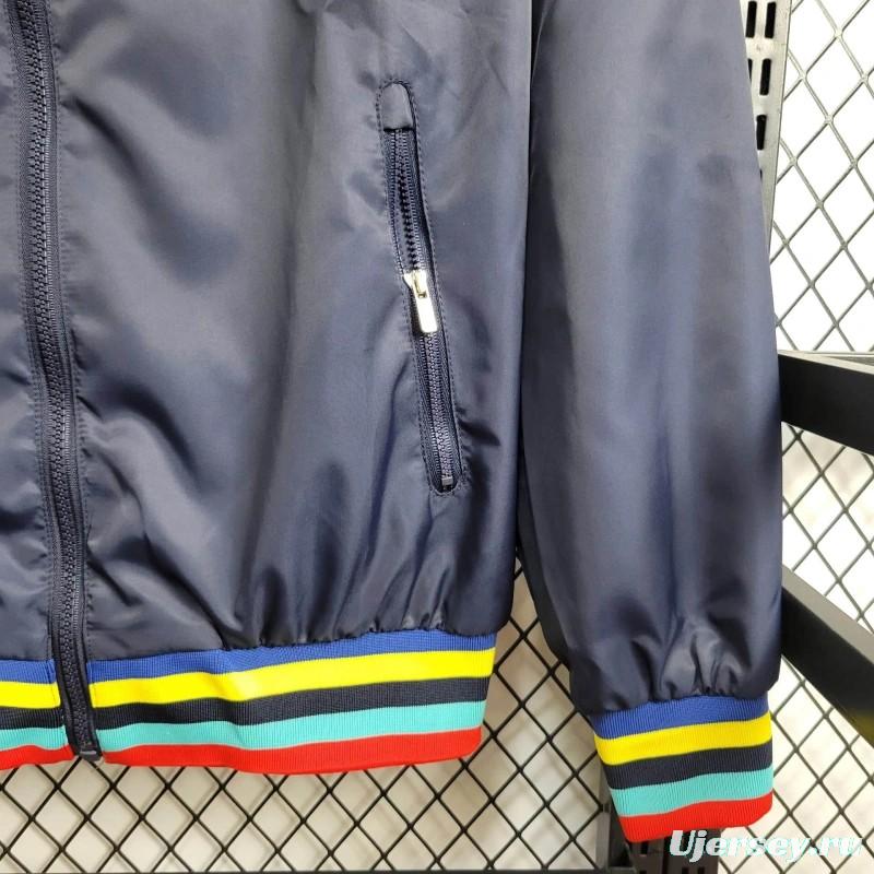 24/25 Boca Juniors Navy/Yellow Windbreaker