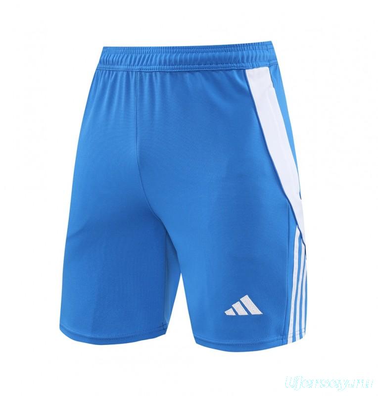 2024 Adidas Blue Short Sleeve Jersey+Shorts