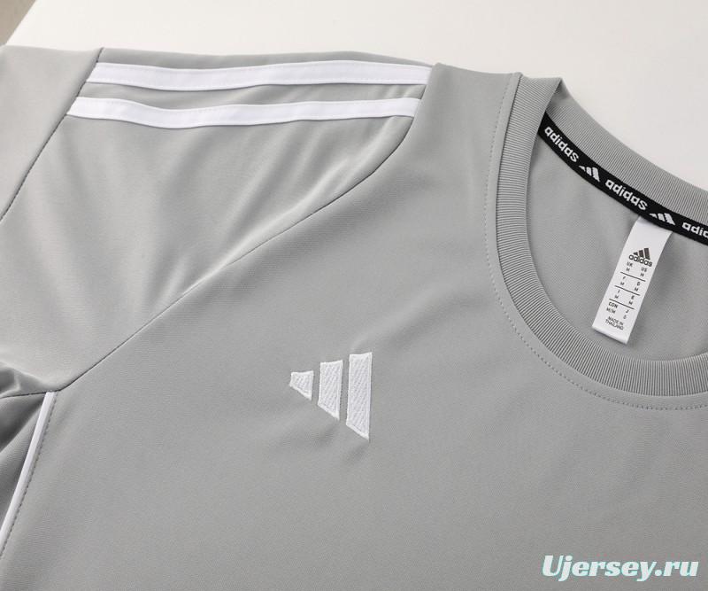 2024 Adidas Grey Short Sleeve Jersey+Shorts