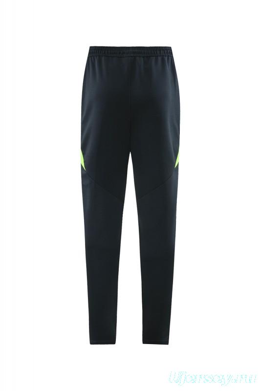 2024 Adidas Black/Green Full Zipper Jacket+Pants