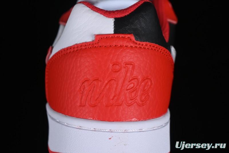 Nike Ebernon Low Premium Black White Low-Top Versatile Breathable Casual Sneakers - AQ1774-101